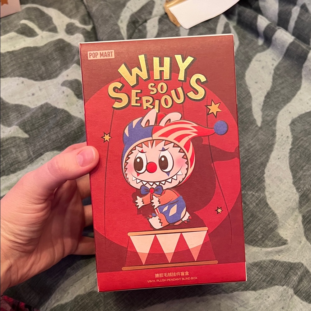 Popmart “Why So Serious” Labubu Plush Blind Box - Crimson Dancer - BRAND NEW!
